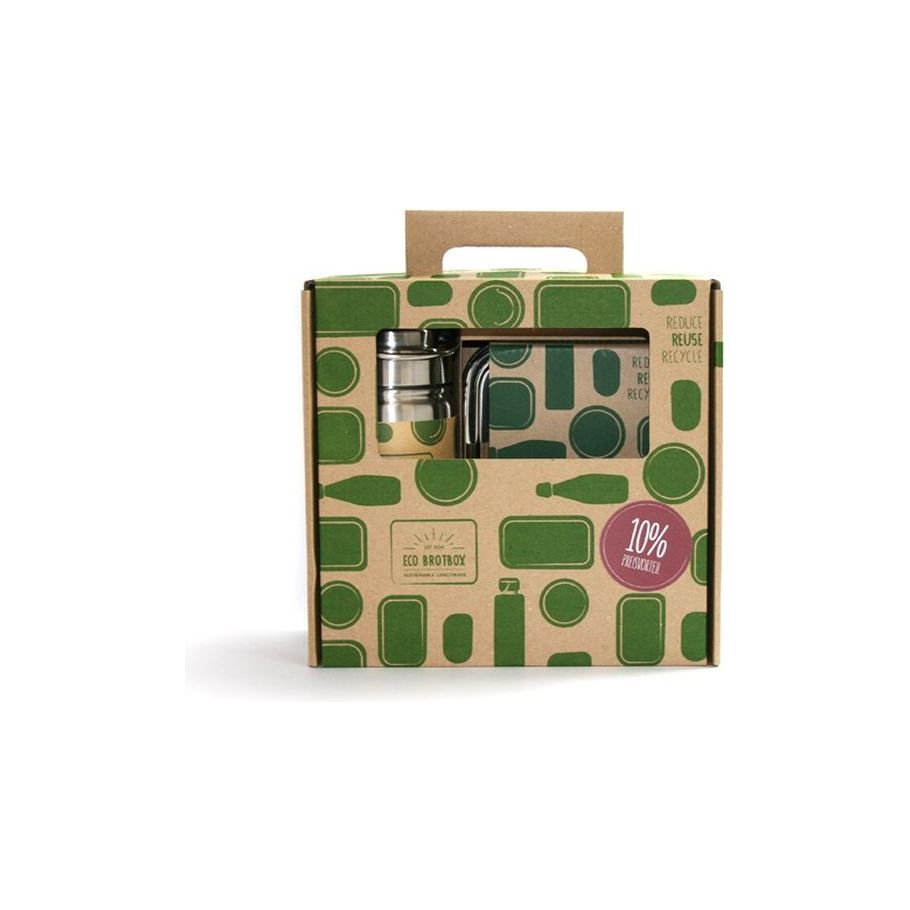 Eco-Brotbox Gift Set Box et bouteille de boisson 500 ml