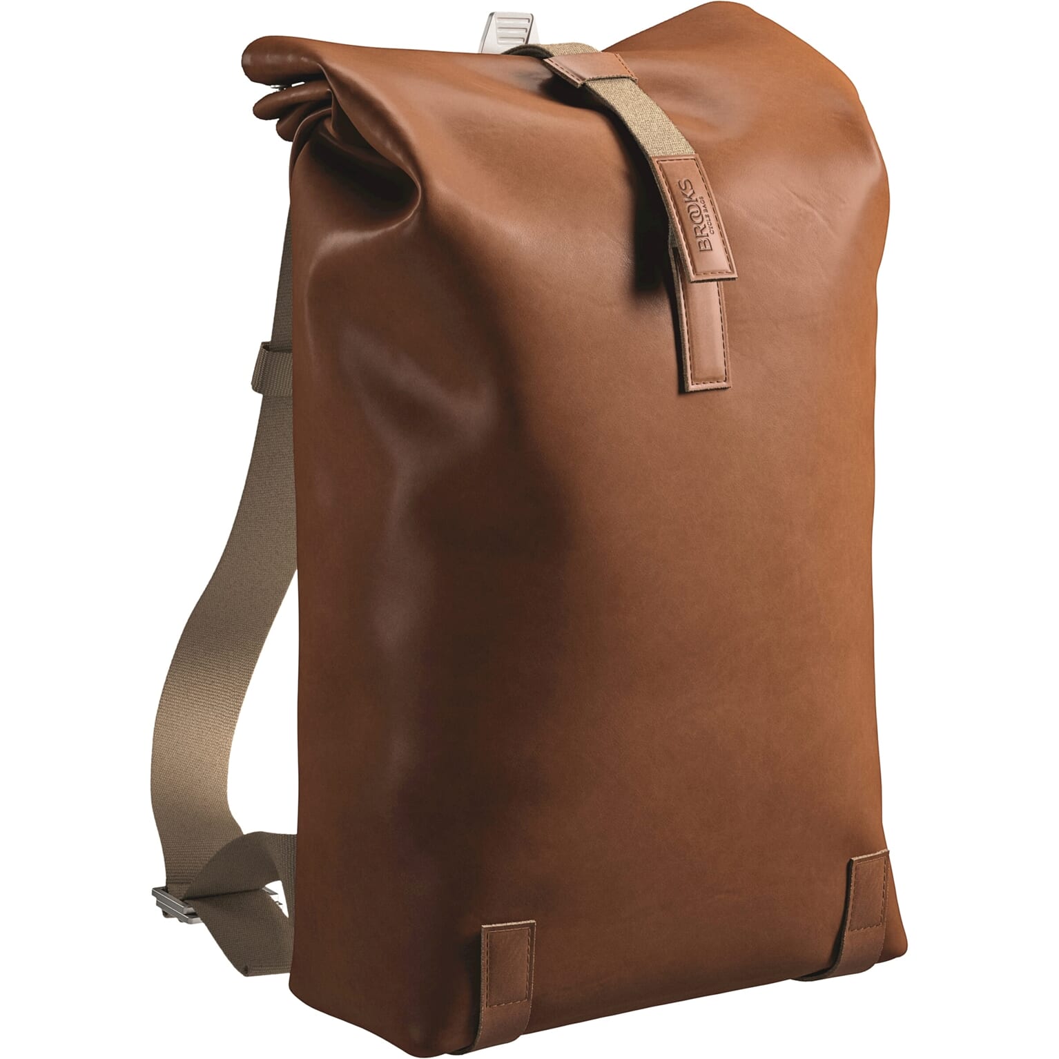 Brooks sac à dos pickwick m en cuir miel 26L
