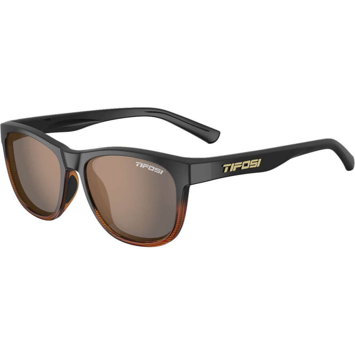Tifosi Lunettes à brun noir