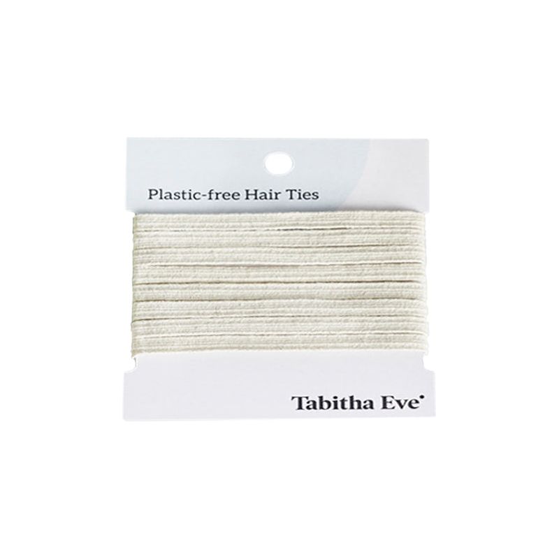 Tabitha Eve Plastic-Hair Bands de caoutchouc 8 pièces crème