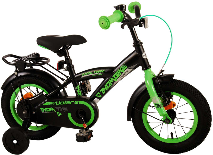 Volare Thombike Children's Bicycle - Boys - 12 pouces - vert noir