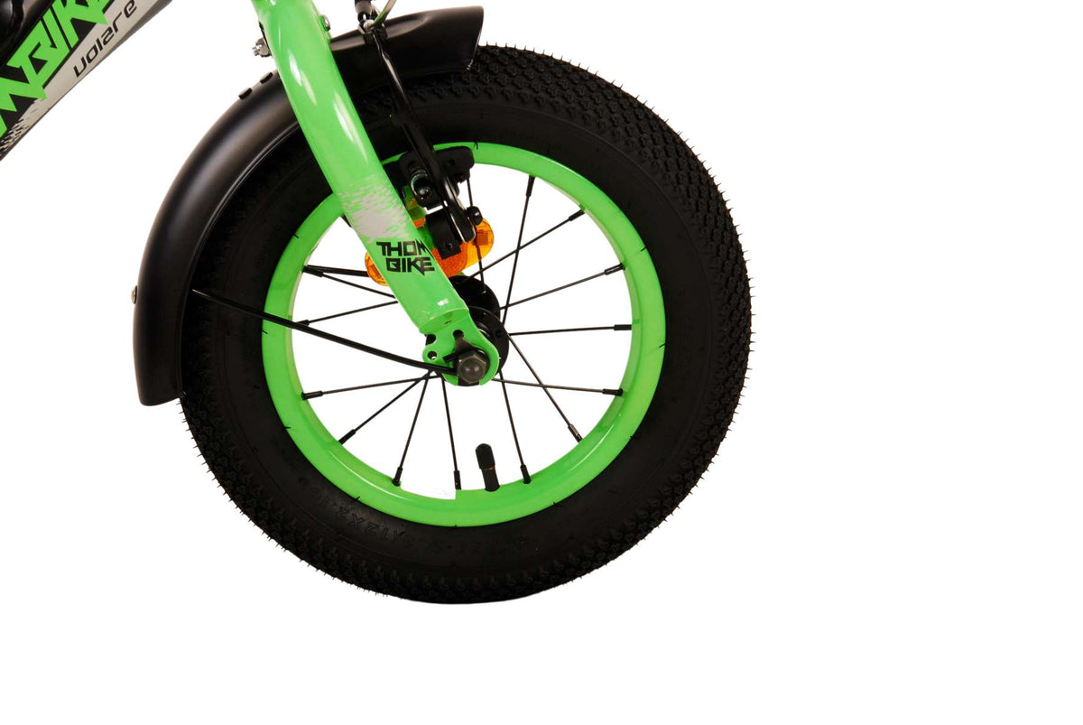 Volare Thombike Children's Bicycle - Boys - 12 pouces - vert noir
