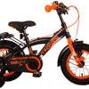 Volare Thombike Children's Bike - Boys - 12 pouces - Black Orange - deux freins à main
