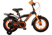 Volare Thombike Children's Bike - Boys - 12 pouces - Black Orange - deux freins à main - afbeelding 1