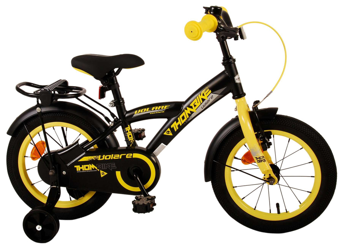 Volare Thombike Children's Bike - Boys - 14 pouces - Jaune noir