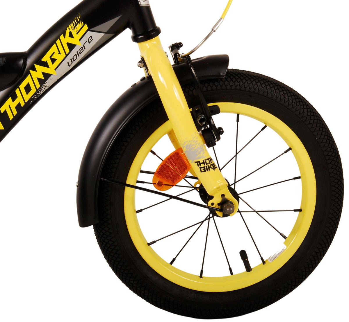 Volare Thombike Children's Bike - Boys - 14 pouces - Jaune noir