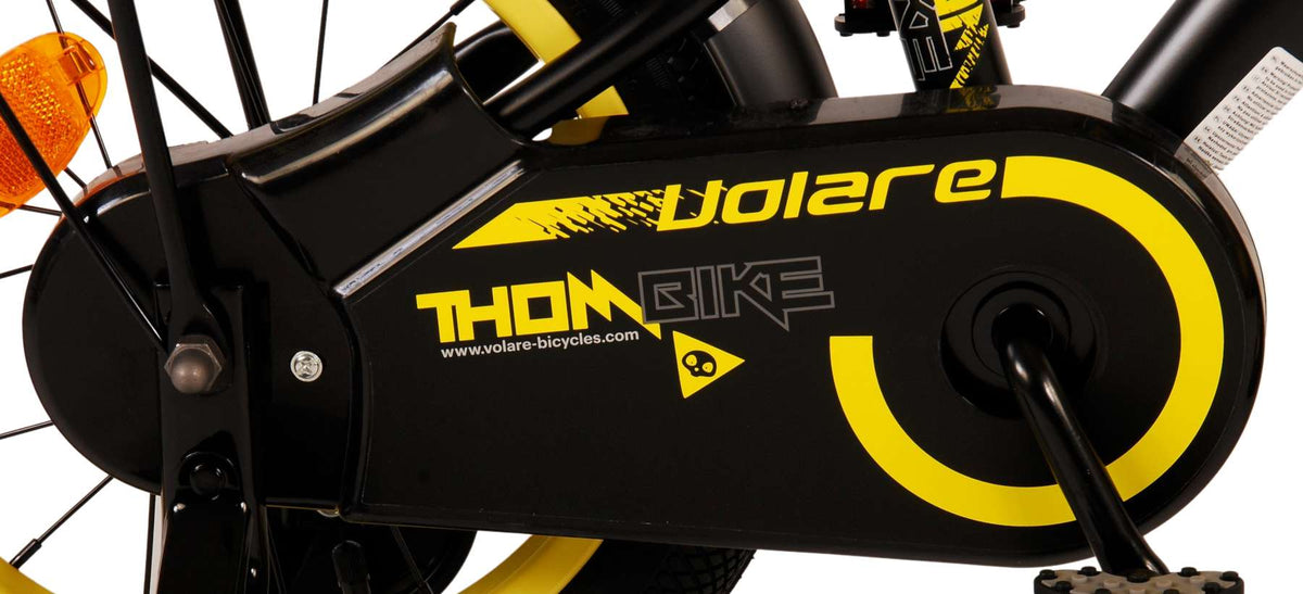 Volare Thombike Children's Bike - Boys - 14 pouces - Jaune noir