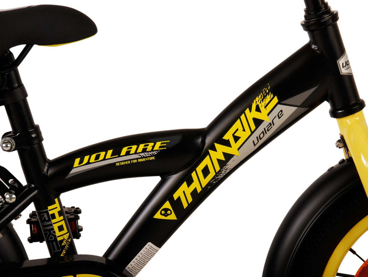 Volare Thombike Children's Bike - Boys - 14 pouces - Jaune noir