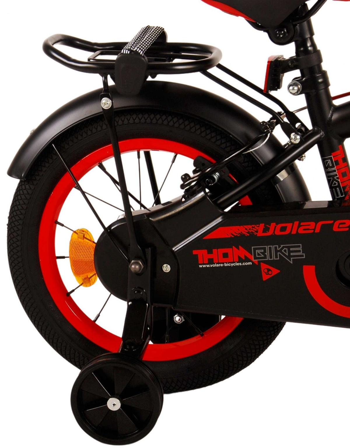 Volare Thombike Children's Bike - Boys - 14 pouces - Black Red - deux freins à main