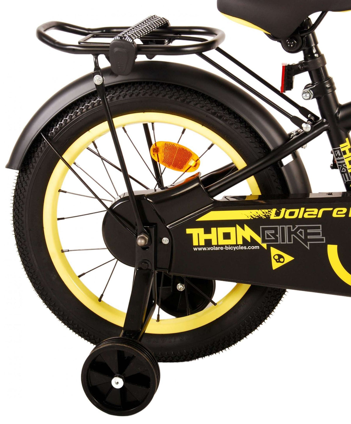 Volare Thombike Children's Bicycle - Boys - 16 pouces - Jaune noir