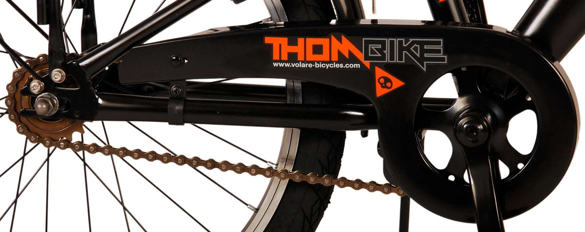 Volare Thombike Children's Bike - Boys - 20 pouces - Black Orange - deux freins à main