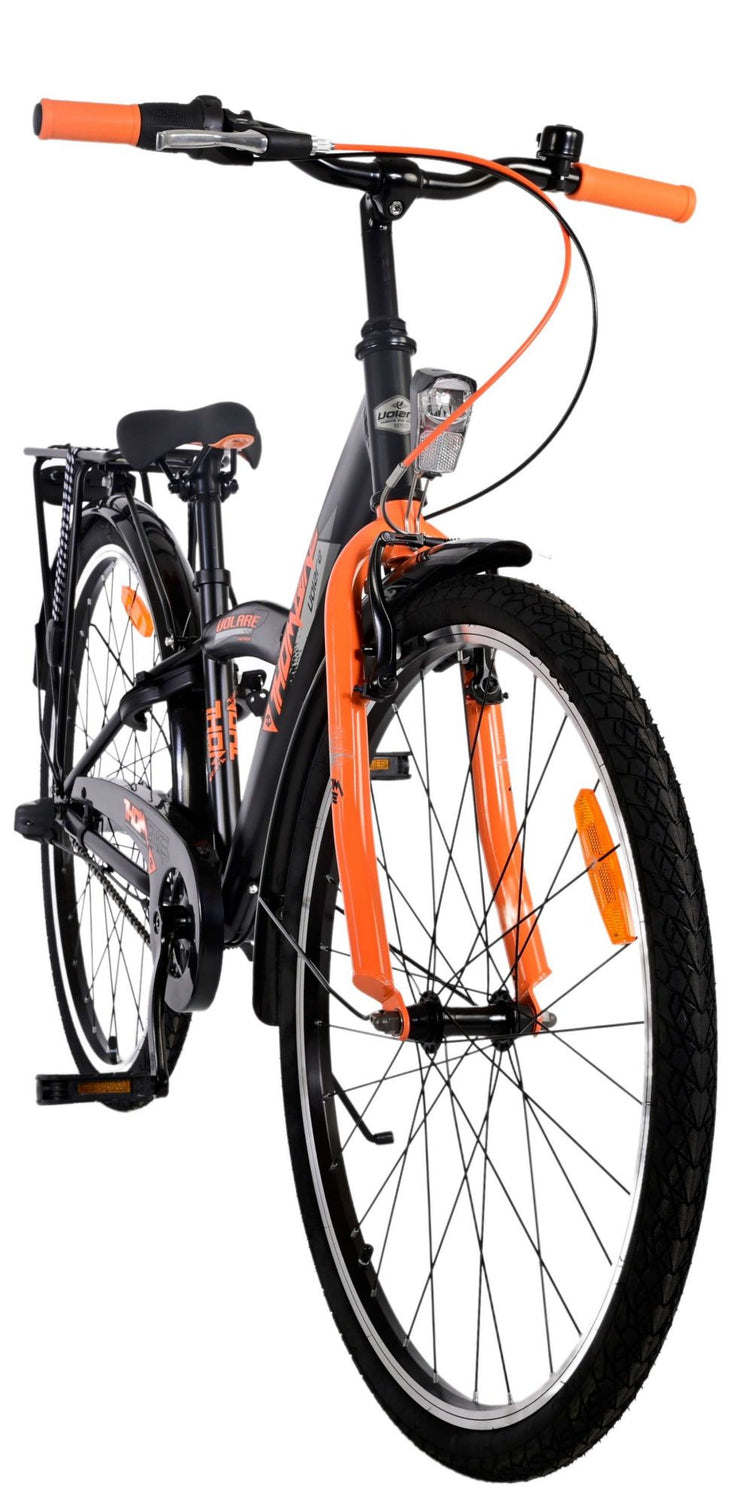 Volare Thombike Children's Bicycle - Boys - 26 pouces - Black Orange - 3 engrenages
