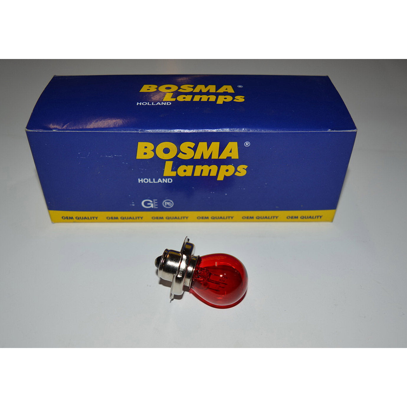 Lampe 6V-15W P26S Collar Red P St