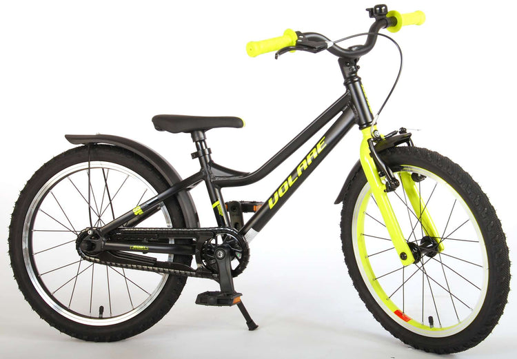 Volare Blaster Children's Bike - Boys - 18 pouces - Black Yellow Green - Prime Collection