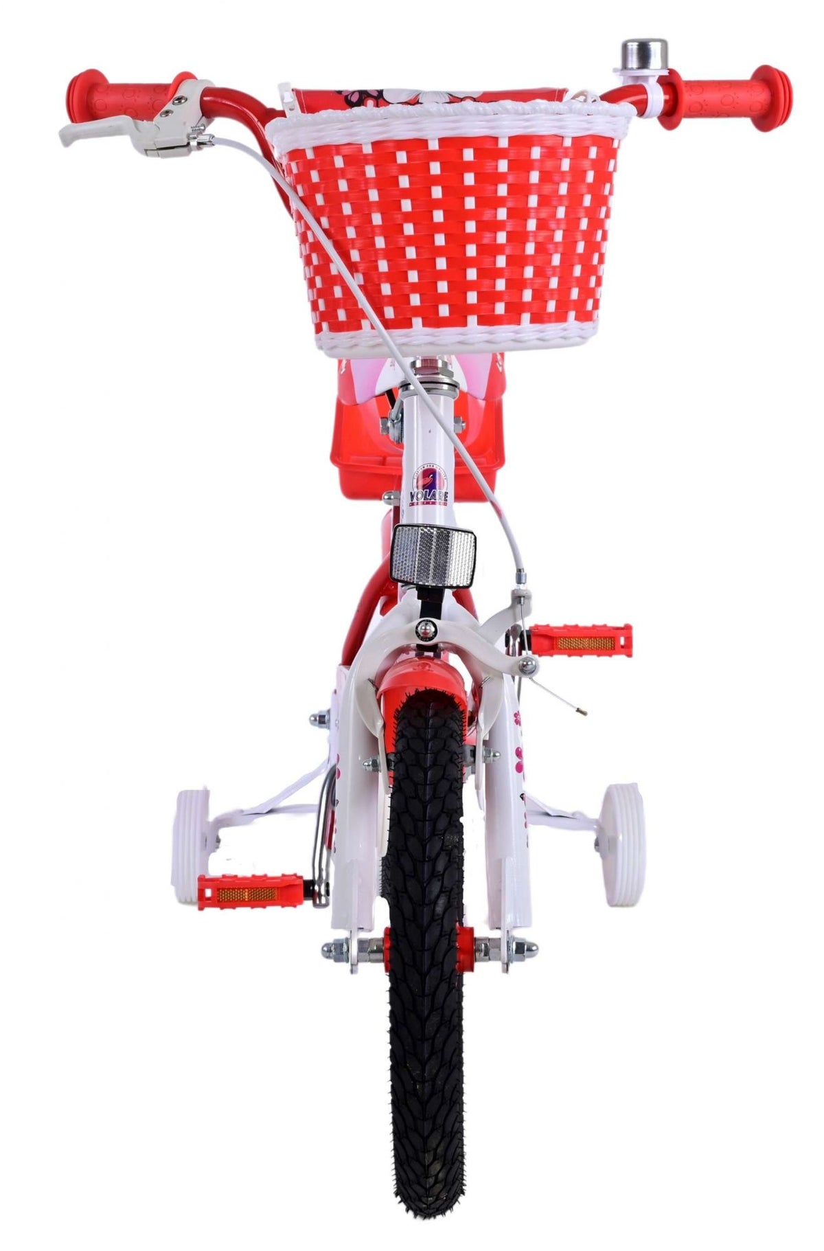 Volare les belles filles pour enfants filles 14 pouces rouges blancs