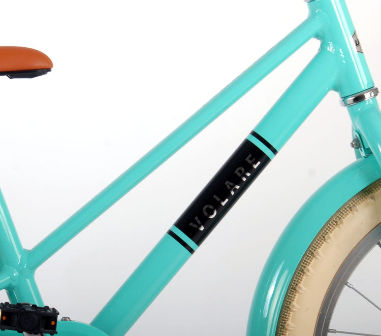 Volare Melody Children's Bicycle - Girls - 18 pouces - Turquoise - Collection Prime