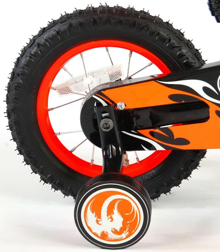 Volare Motorbike's Bike pour enfants - garçons - 12 pouces - Orange - 95% assemblé