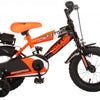 Volare Sportivo Children's Bicycle - Boys - 12 pouces - Neon Oranje Black - 95% assemblé