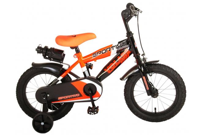Volare Sportivo Child's Bike Boys 14 pouces néon oranje noir 95% assemblé