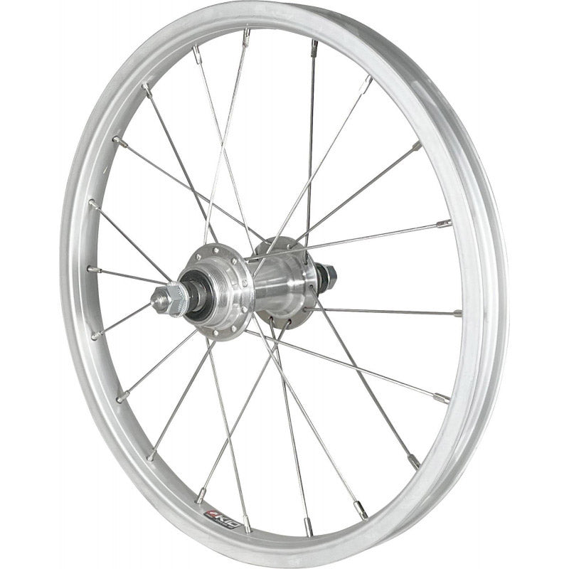 Roue arrière velox 16-1,75 ALU Silver en roue libre