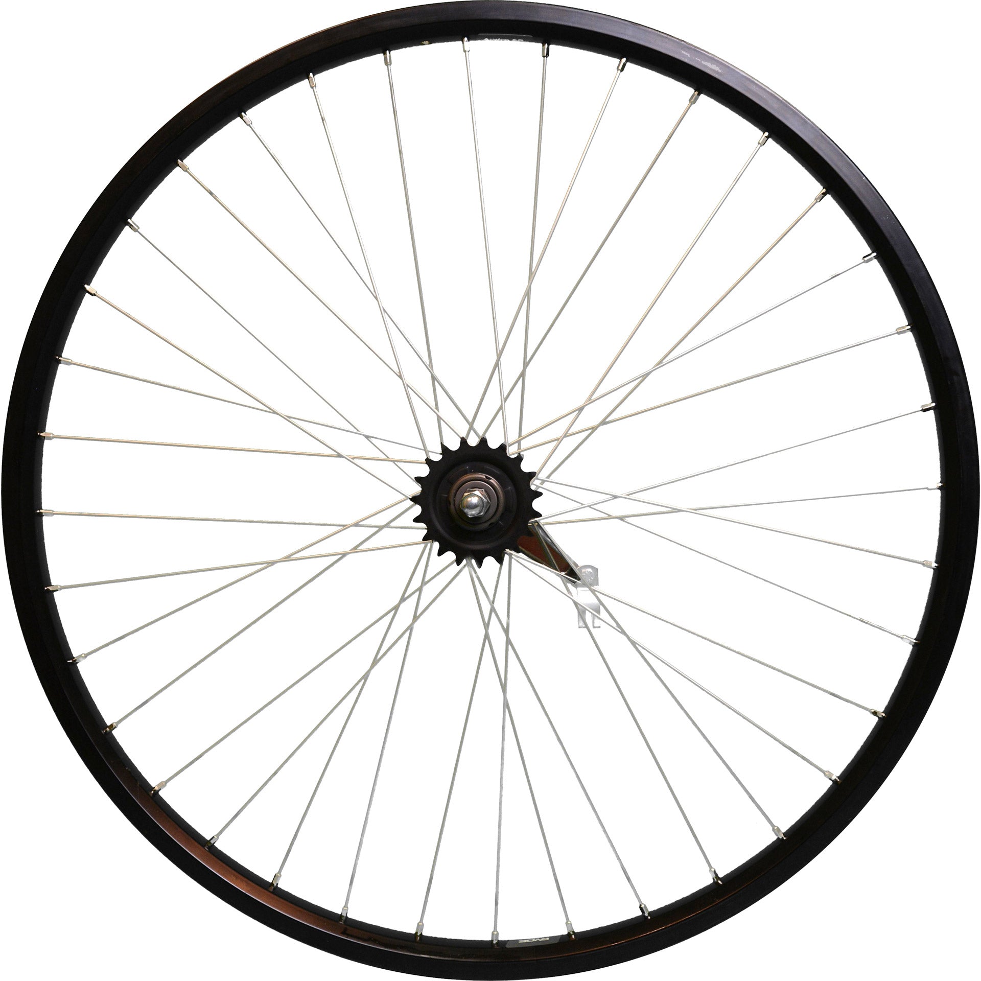 Roue arrière Roland 28 Andra 40 Rim Brake Hub Black