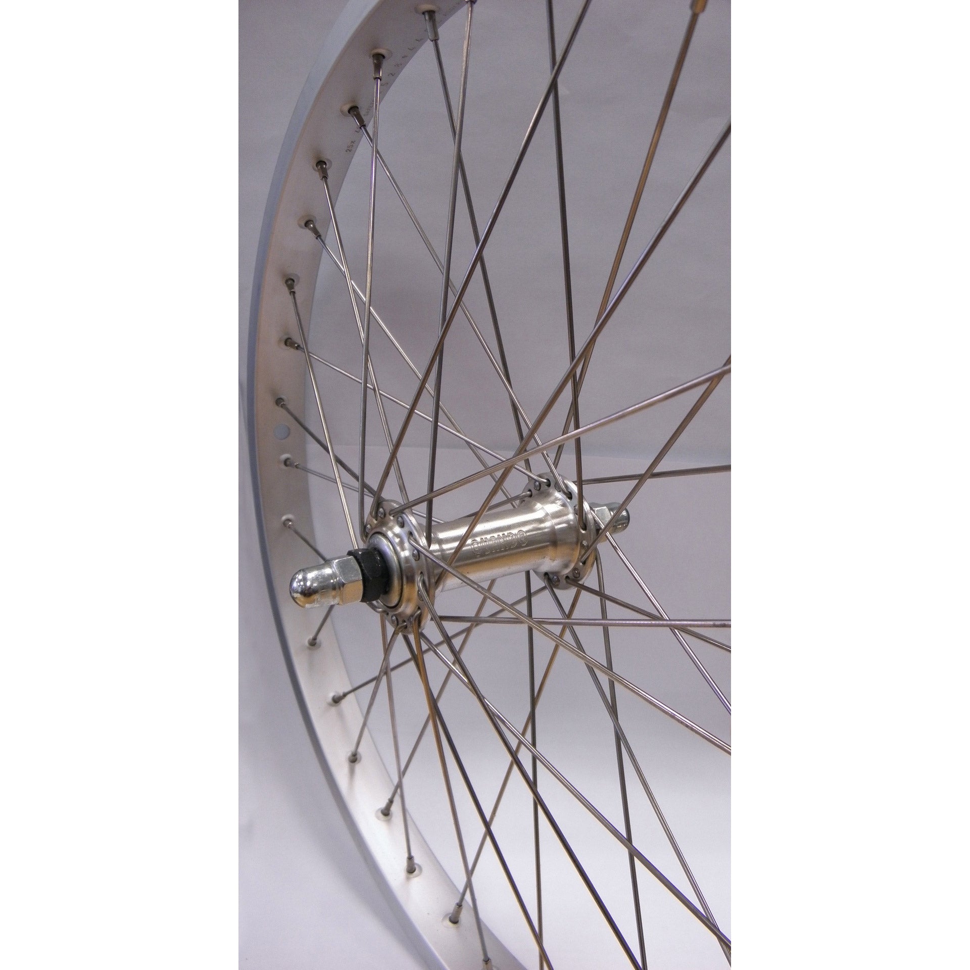 Roue avant 20-1,75 ALU SH32 Silver en acier inoxydable Spaak 14