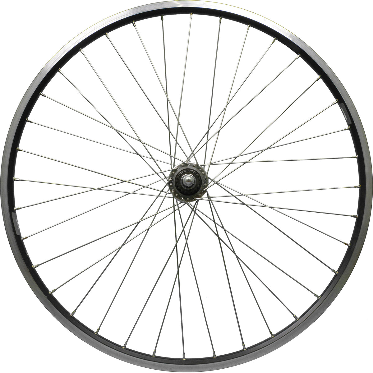 Roue avant 26 19-559 ZAC19 Rollerbr noir. Connectez Spaak14 en acier inoxydable