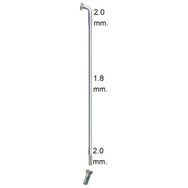 Spaken Race 14-305 DB en acier inoxydable avec Nippel