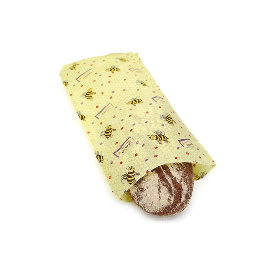 Beeskin Bijenwas Lunchbag grand imprimé