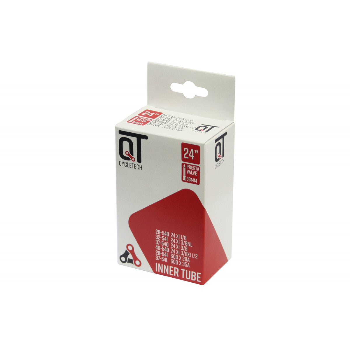 Qtcycletech Qt chambre à air sv9 24 inch 24x13 8 37-540 sv 33 mm 2217366