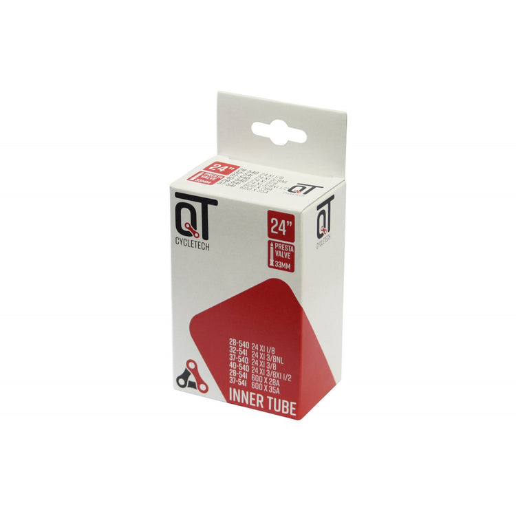 Qtcycletech Qt chambre à air sv9 24 inch 24x13 8 37-540 sv 33 mm 2217366