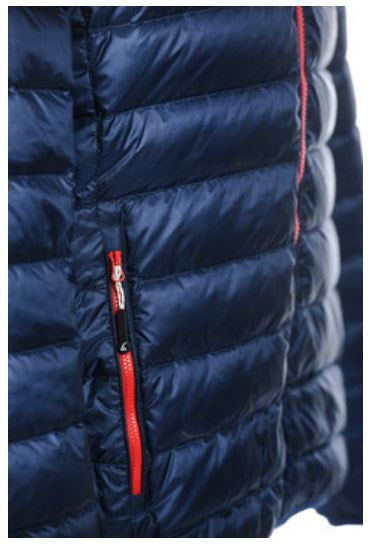 ALVIVO Veste extérieure Glasgow Men Nylon Blue rouge taille XS