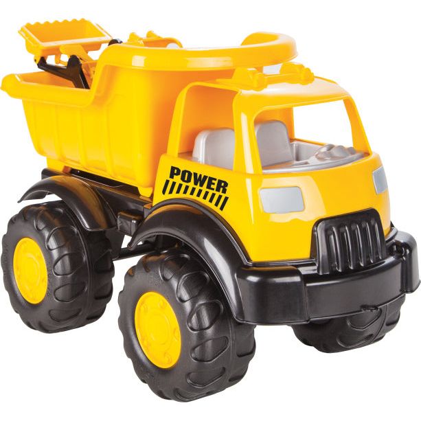 Camion pilsan avec chargeur en noir jaune 2 pièces