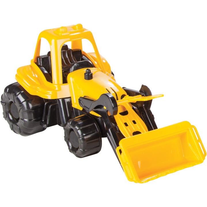 Camion pilsan avec chargeur en noir jaune 2 pièces