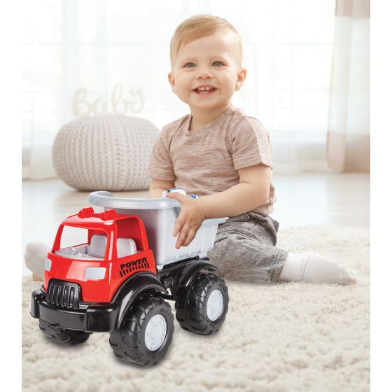 Camion Pilsan avec voitures en argent rouge 3 pièces