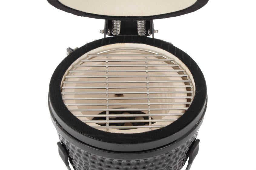 Arbaer kamado petit Ø 13 pouces avec cadre en céramique noir