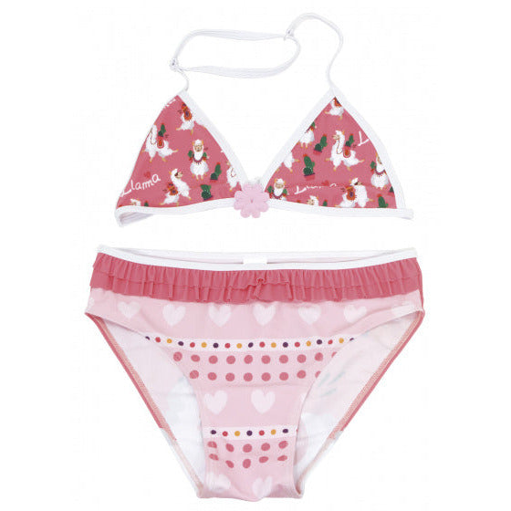 Arditex bikini llama triangle filles polyester rose taille 14 ans