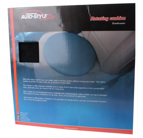 Turning Cushion Comfortline 39 cm Polyester noir