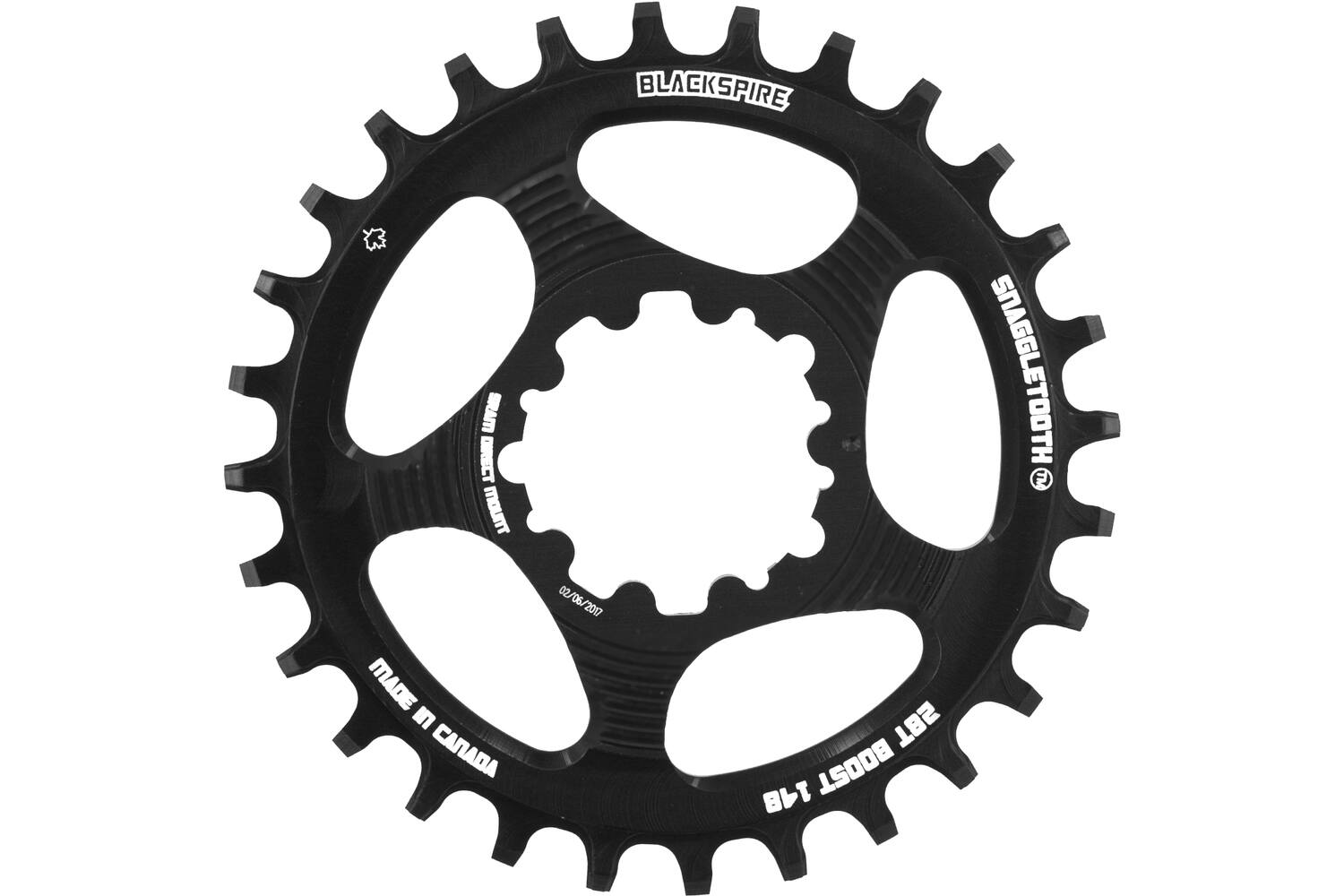 Blackspire - - Chain Top Snaggletooth Sram Spline 28 Boost de décalage de 3 mm