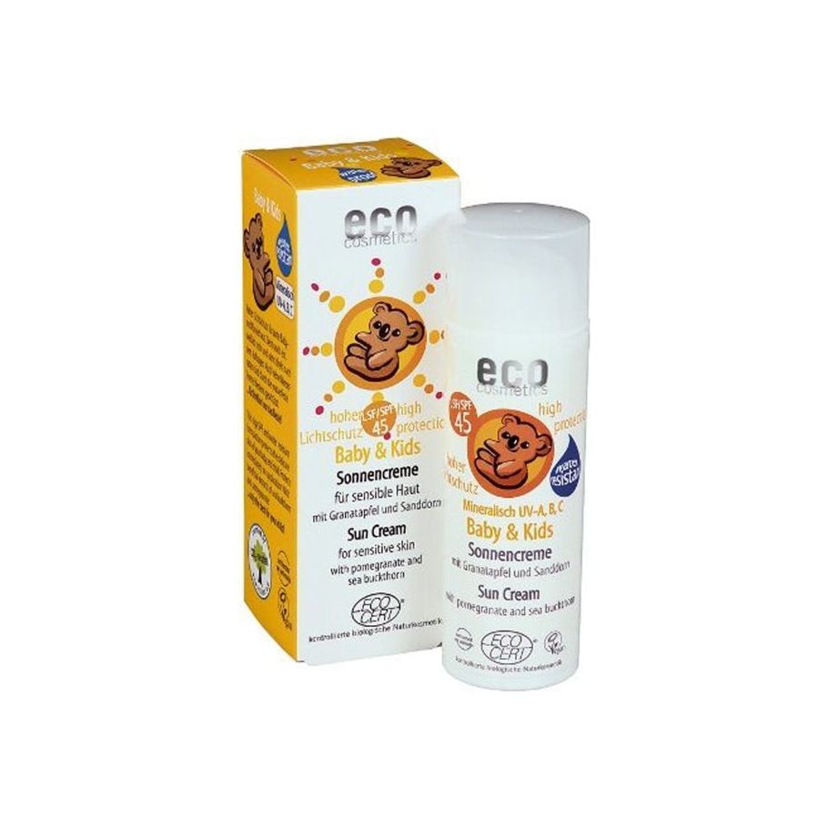 Eco Cosmetics Baby Suncreen SPF 45 Pomegranate