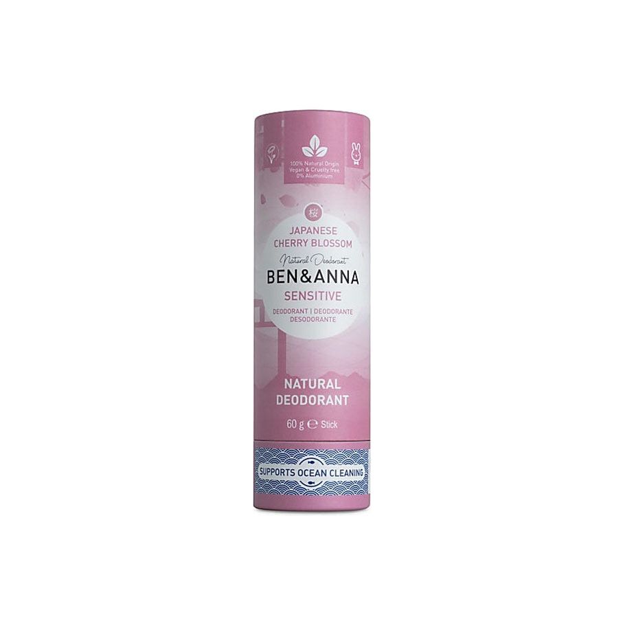 Ben Anna Deodorant dans Papertube Sensitive Cherry Blossom 60 grammes