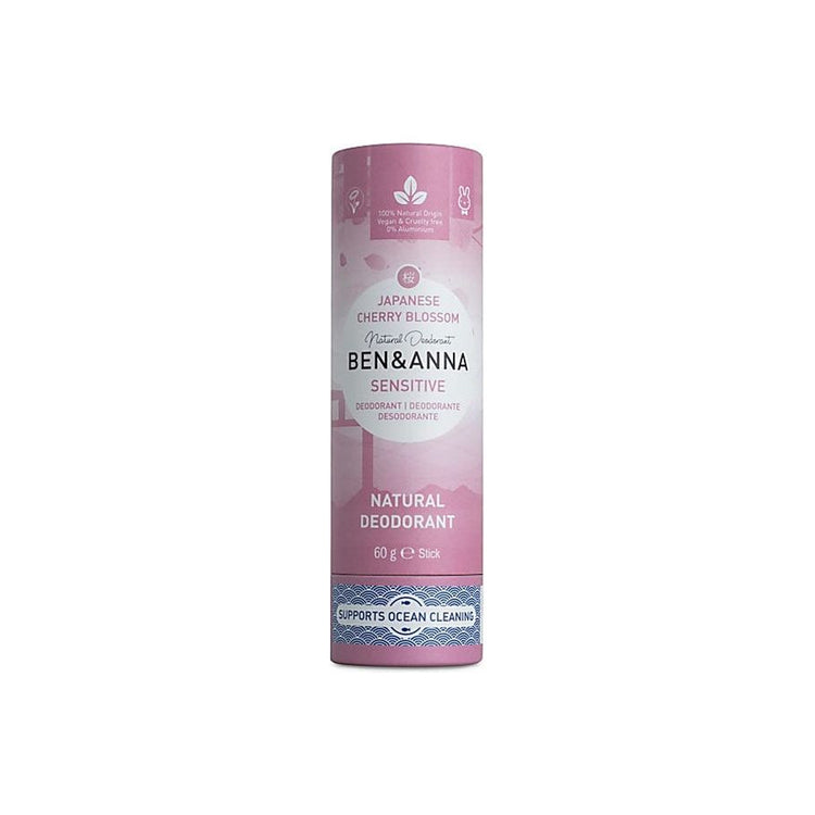 Ben Anna Deodorant dans Papertube Sensitive Cherry Blossom 60 grammes