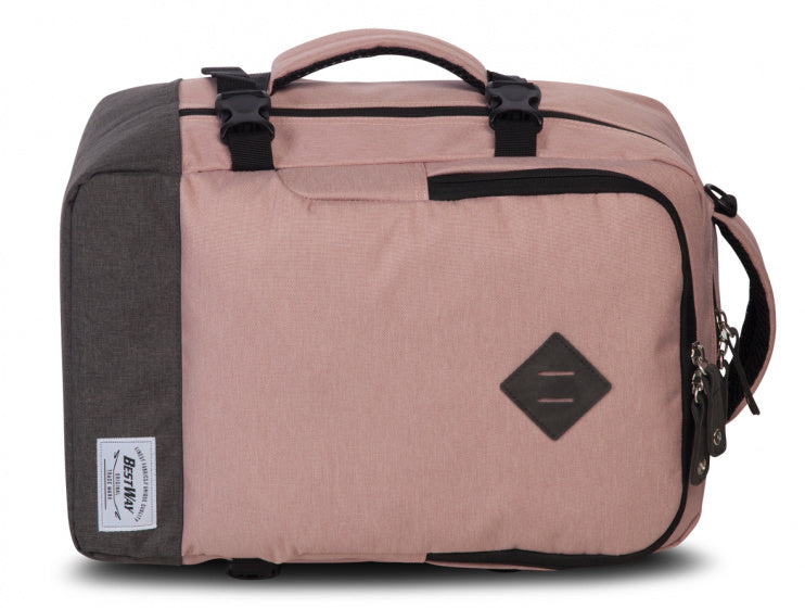 Sac à dos de voyage 18 litres Polyester rose