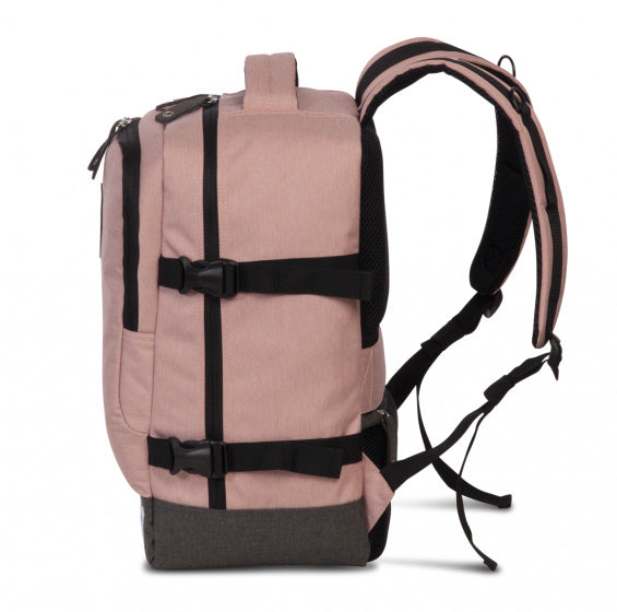 Sac à dos de voyage 18 litres Polyester rose