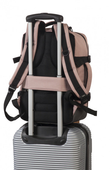 Sac à dos de voyage 18 litres Polyester rose
