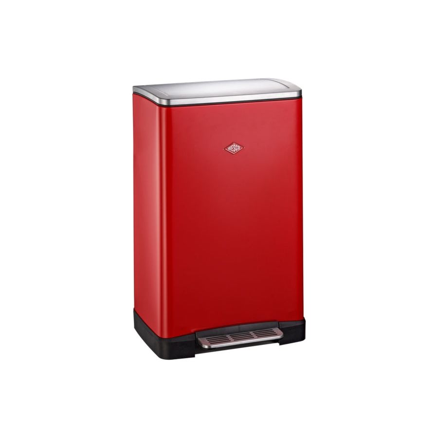 Wesco poubelle double garçon rouge