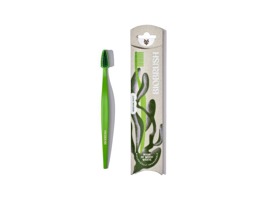 Biobrush Biobrush Brosse de dents vert