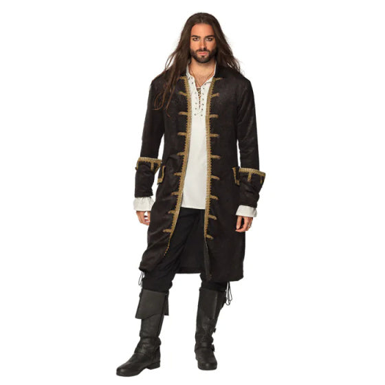 Boland pirate veste hommes polyester noir taille taille 50