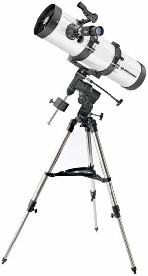 Bresser Mirrorescoop 130 650 EQ3 Aluminium 8 pièces blanc