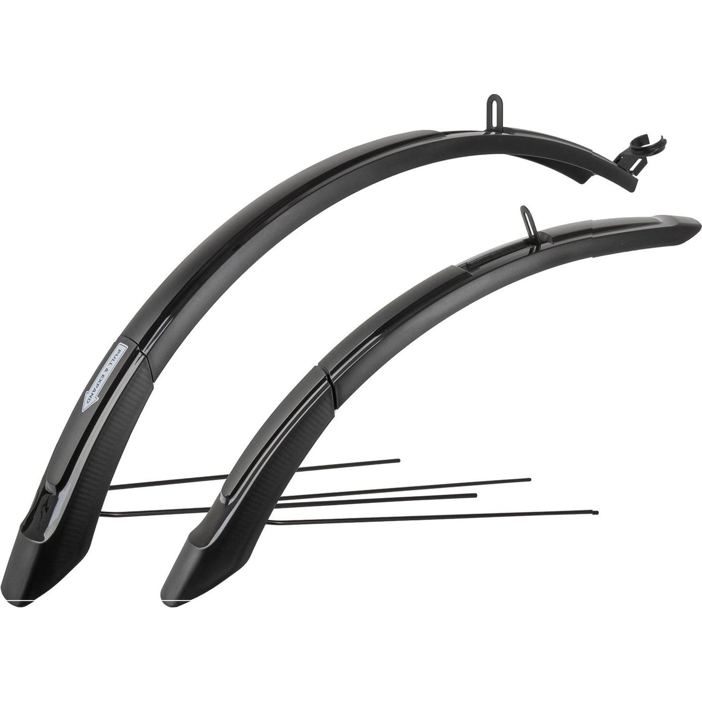 Ensemble de boue M-Wave M-Wave 26-29 pouces 65 mm avec des tiges noires sur carte